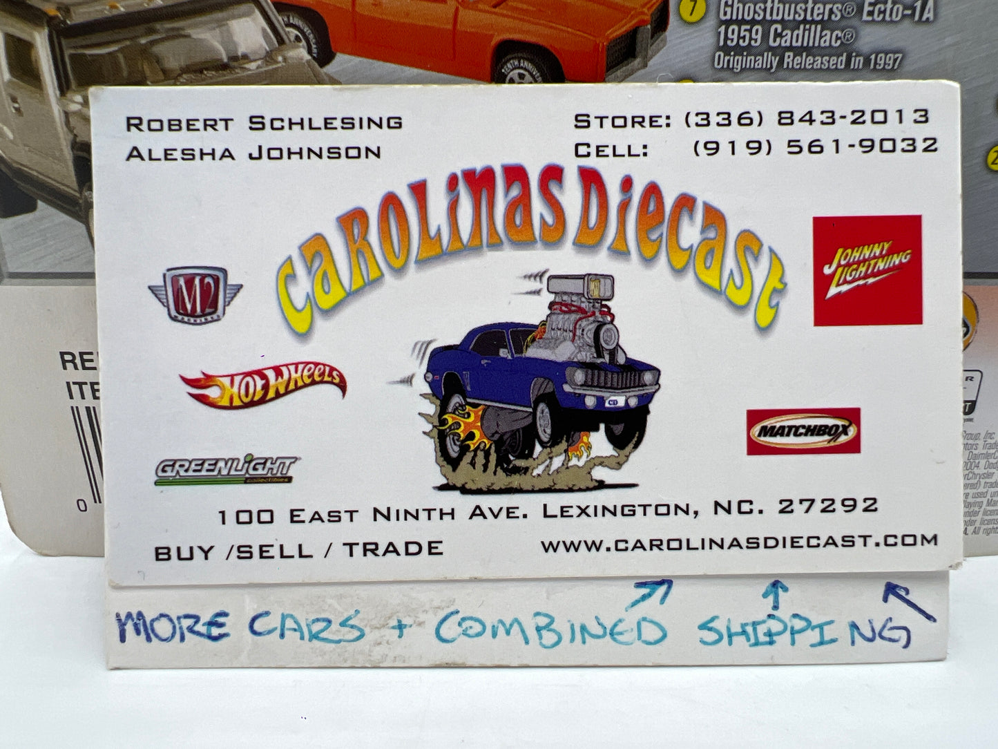 Johnny Lightning Motor Trend #2 1958 Chevy Impala Light Blue 221E