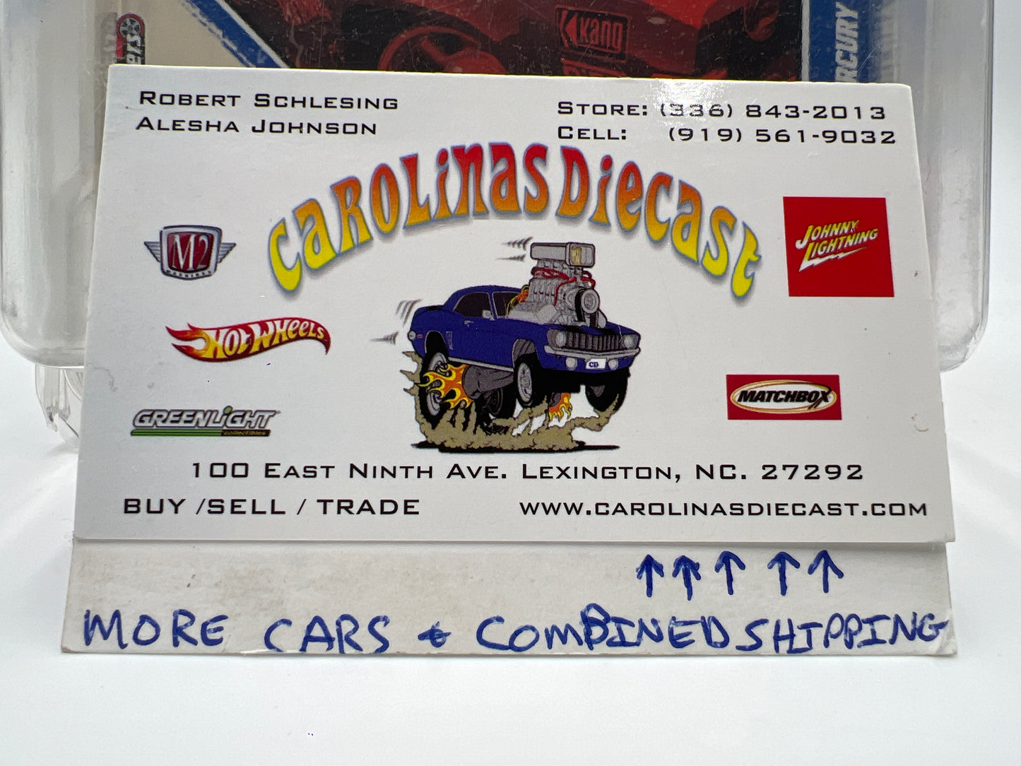 Hot Wheels Premium Vintage Racing #13 Darrell Waltrips Mercury Cyclone Brown W/Protector