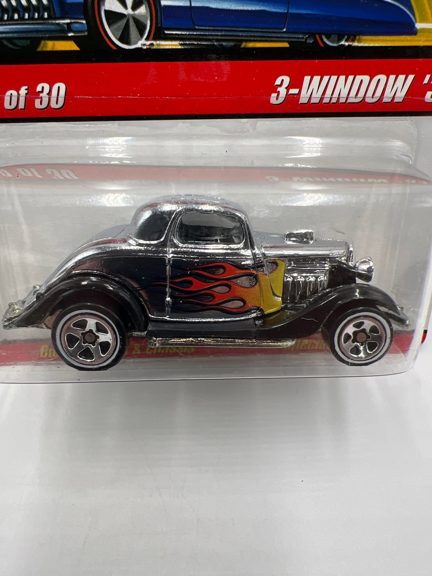 Hot Wheels Classics Series 2 #18 3-Window 34 Chrome SR