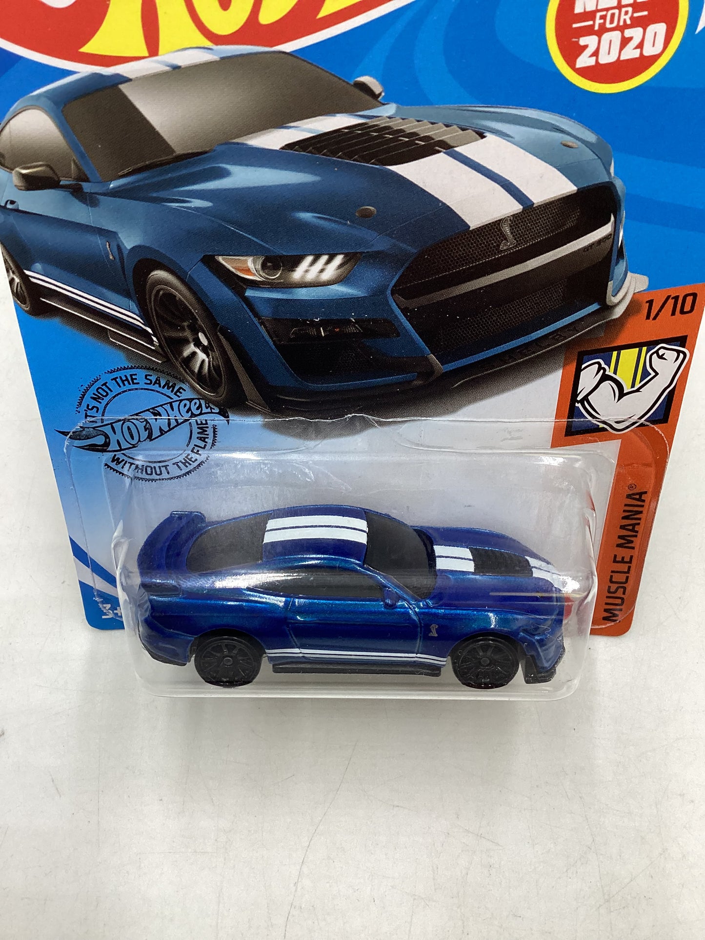 2020 Hot wheels #248 2020 Ford mustang Shelby GT500 Blue 27A