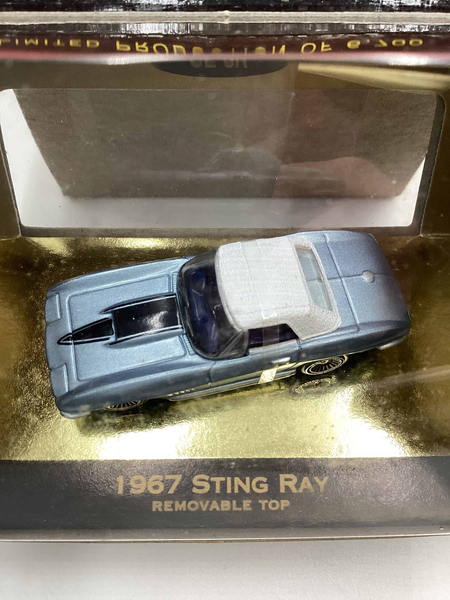 Micro Machines Collectors Edition Corvette Series 1 1967 Sting Ray Light Blue 1/6700 SR CE 6R
