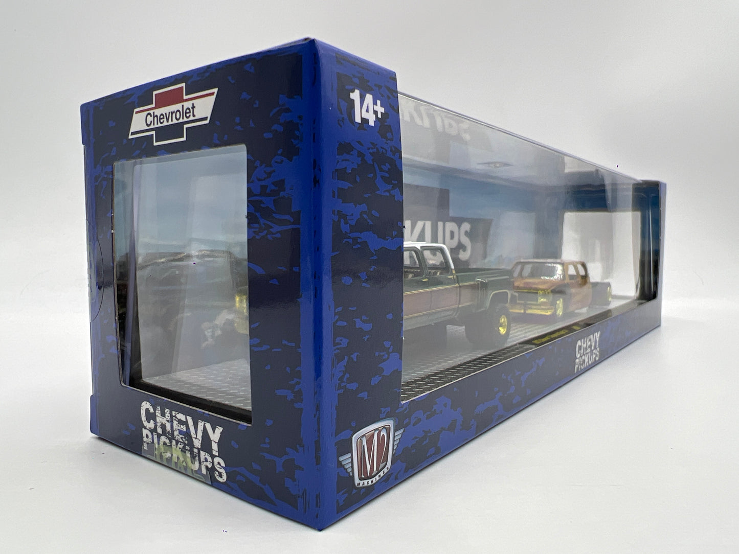 M2 Machines Auto Haulers CHASE 1973 Chevrolet Cheyenne Super 30 & 1975 Chevrolet Silverado 30 4x4 R90