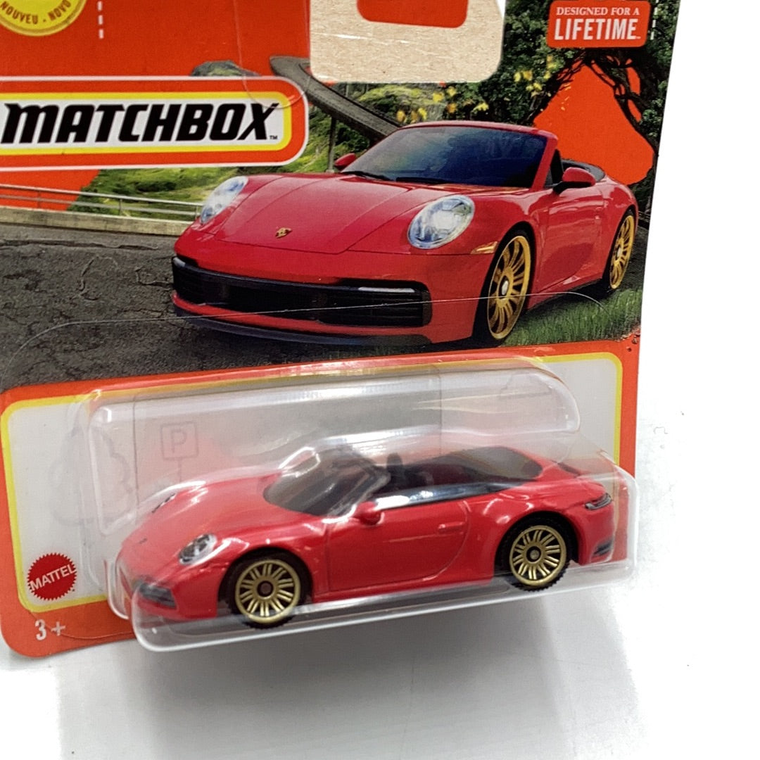 2024 Matchbox #79 Porsche 911 Carrera Cabriolet short card 98i