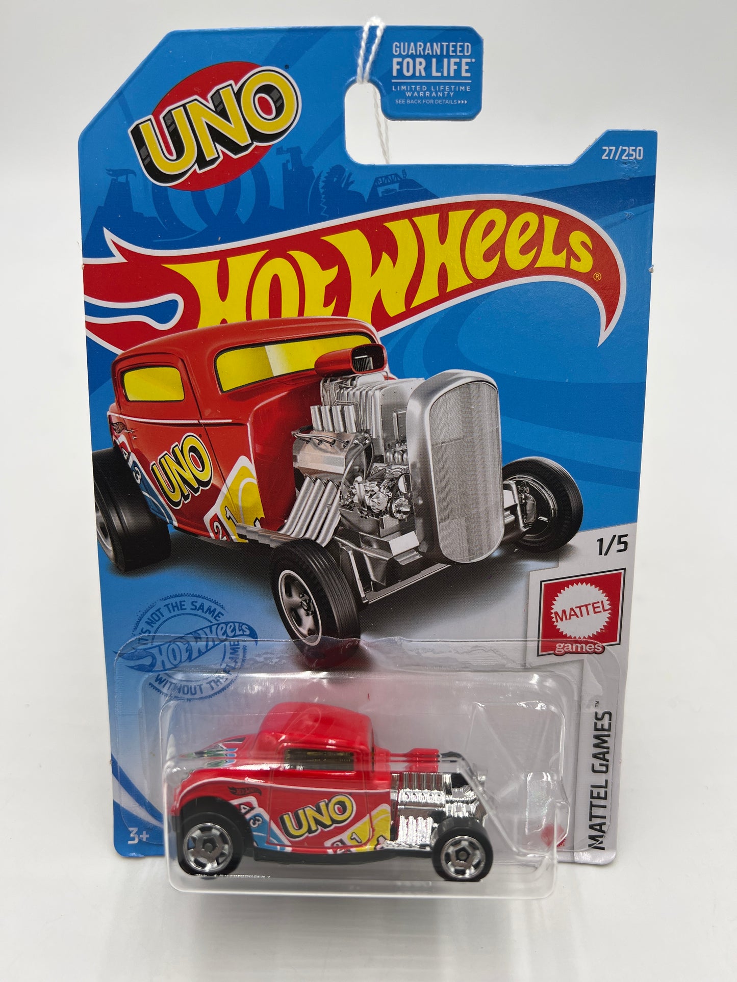 2021 Hot Wheels HW Mattel Games #27 32 Ford Uno Red 35G