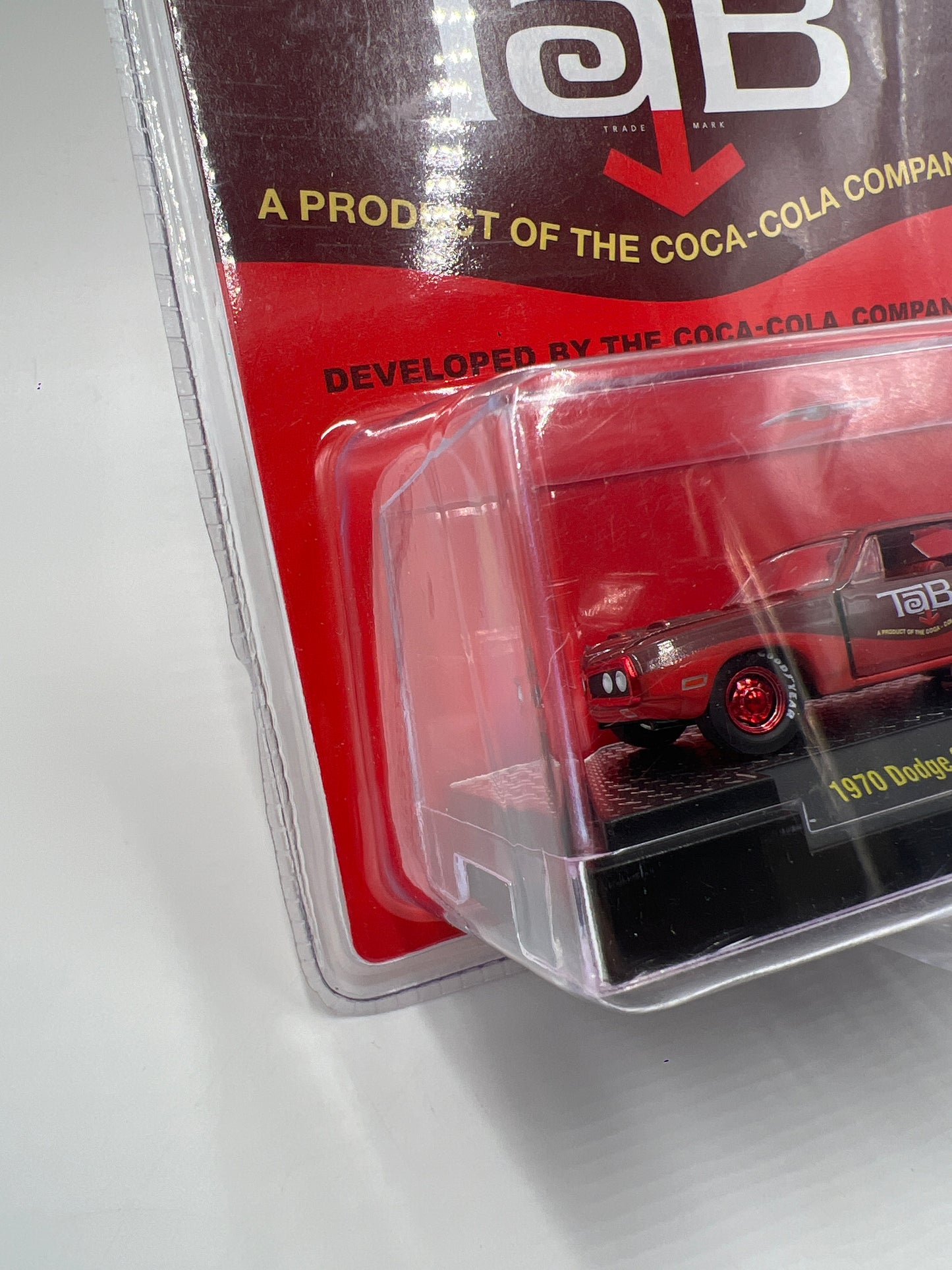 M2 Machines Coca Cola Tab CHASE 1970 Dodge Super Bee Hemi Brown/Red A25
