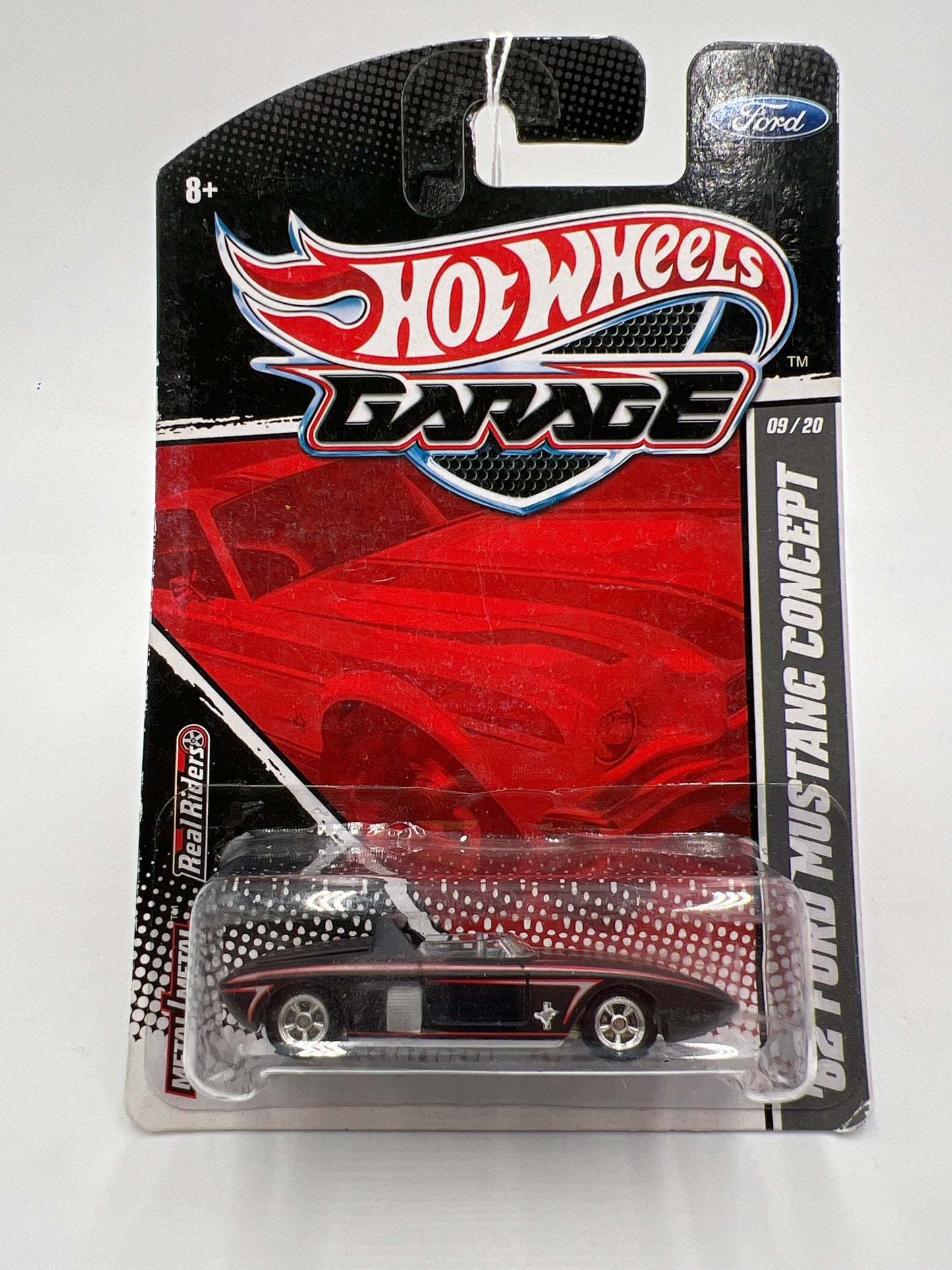 Hot Wheels Premium HW Garage #9 62 Ford Mustang Concept Matte Black 245B