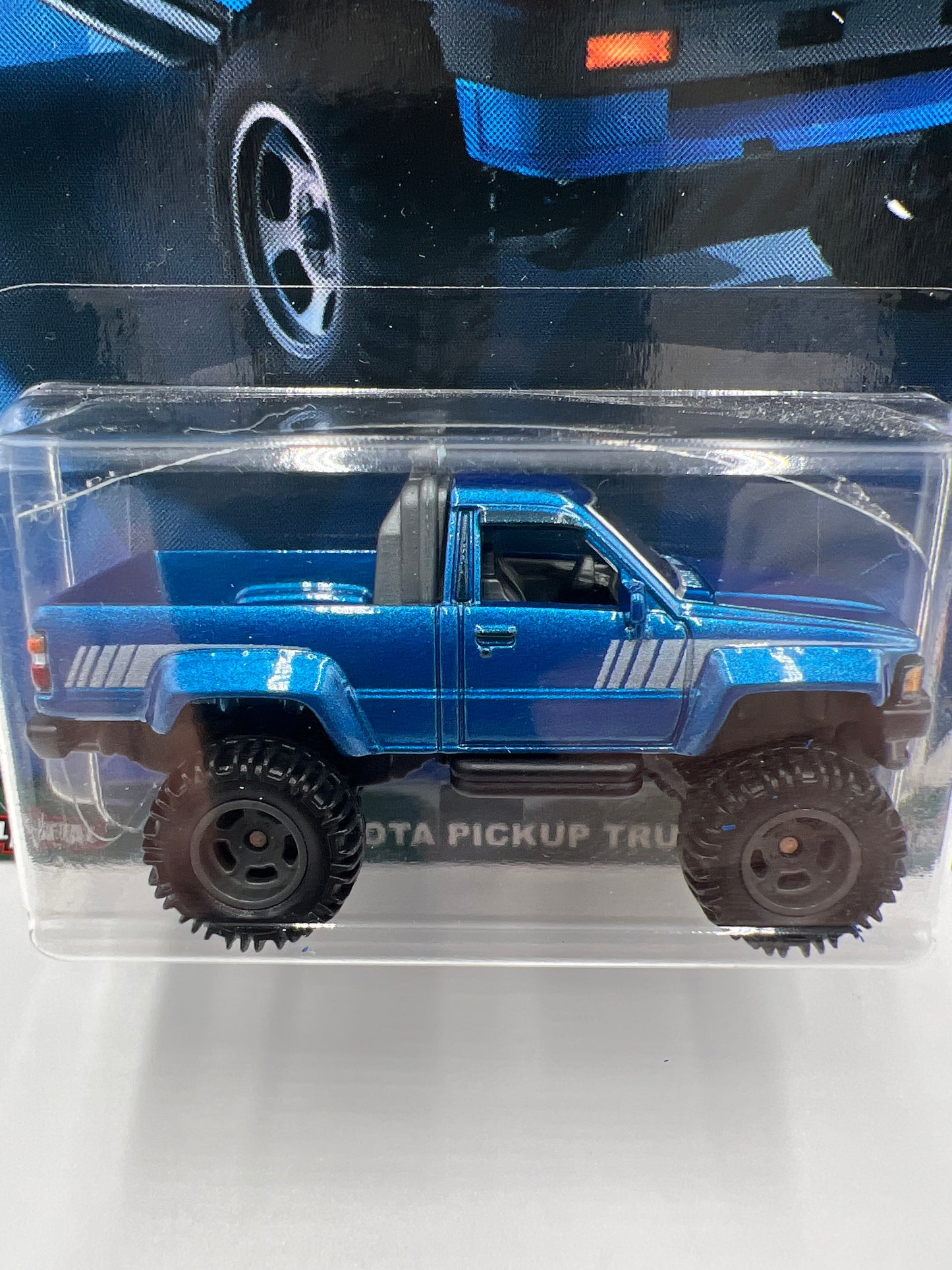 2021 Hot Wheels Car Culture Toyota #2 87 Toyota Pickup Truck Blue W/Protector