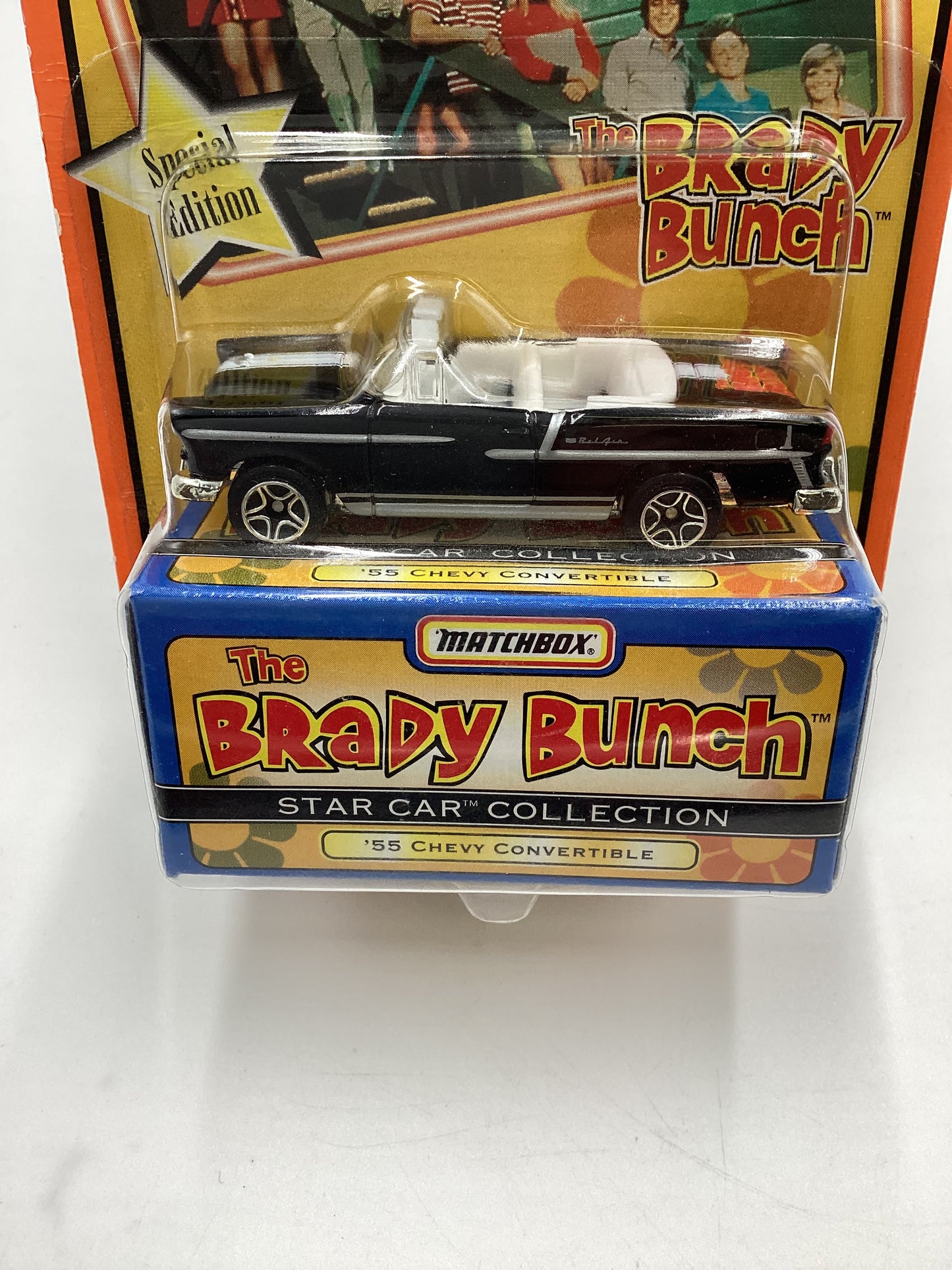 Matchbox Star Car Collection The Brady Bunch 55 Chevy Convertible Black (SR)