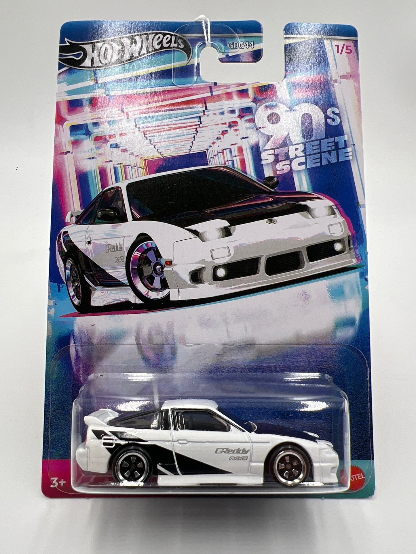 2024 Hot Wheels 90s Street Scene #1 96 Nissan 180SX Type X White 161G