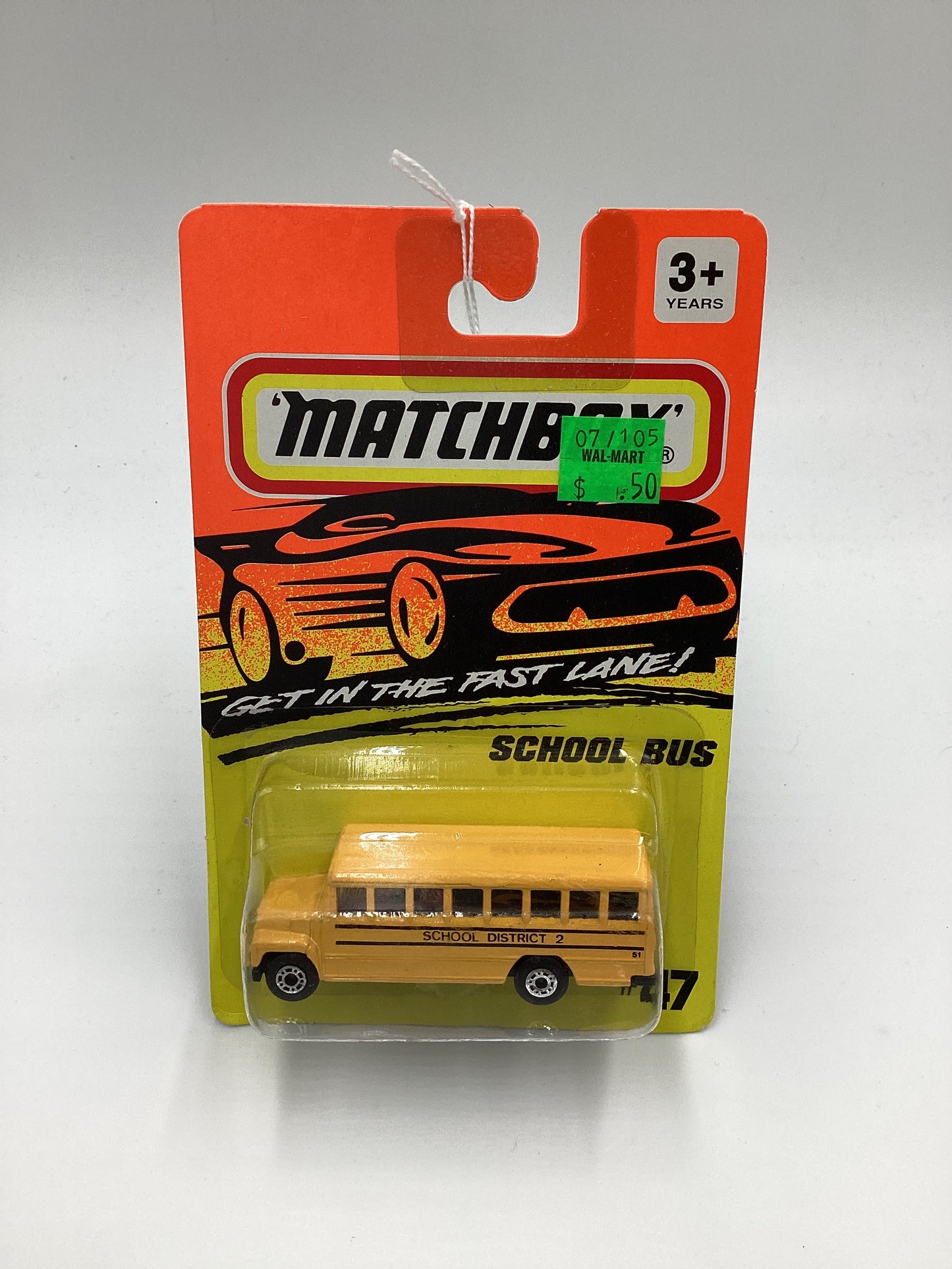 Matchbox Get In The Fast Lane #47 School Bus 209B