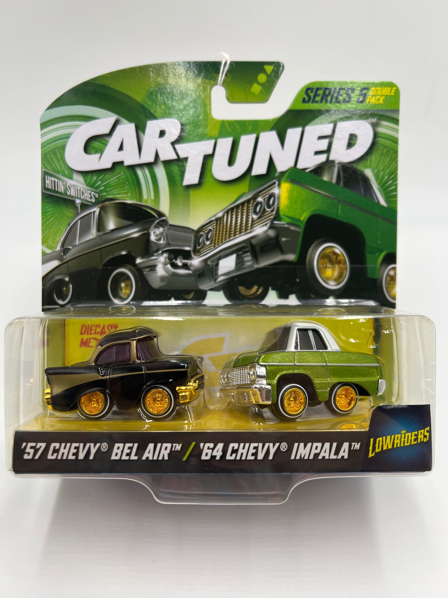 2025 Car Tuned Series 5 Hittin Switches Lowriders 57 Chevy Bel Air & 64 Chevy Impala 177F