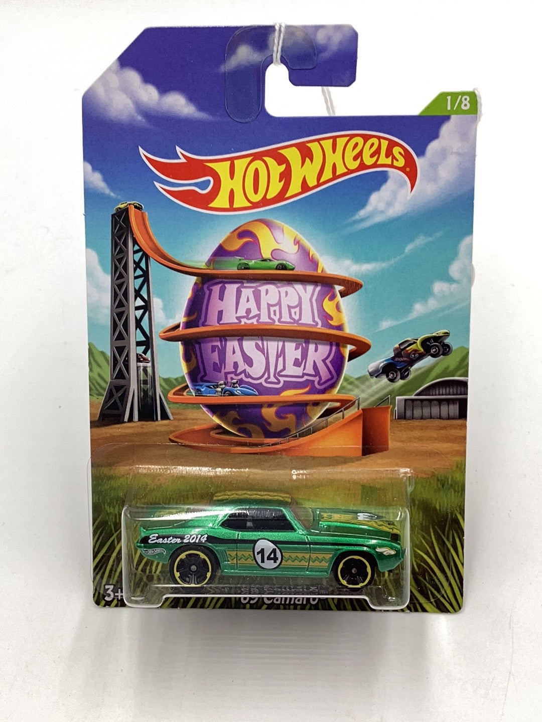 Hot wheels happy Easter 69 Camaro 1/8 154i