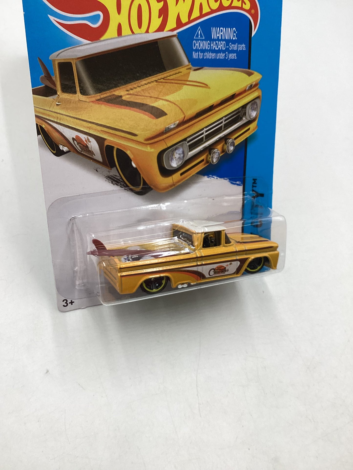 2015 Hot wheels #72 Custom 62 Chevy Yellow