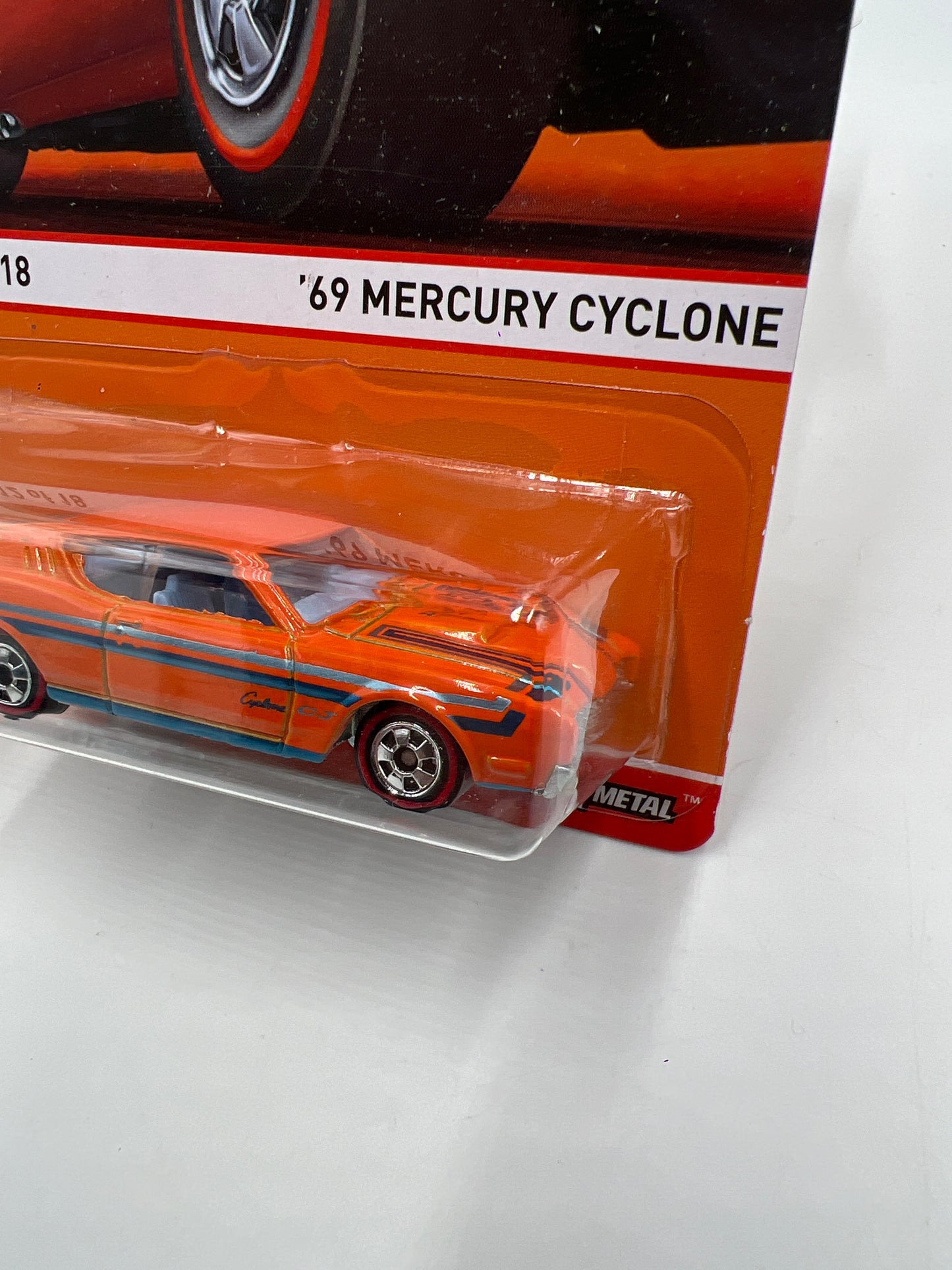 2015 Hot Wheels Redline #12 69 Mercury Cyclone Orange 158C