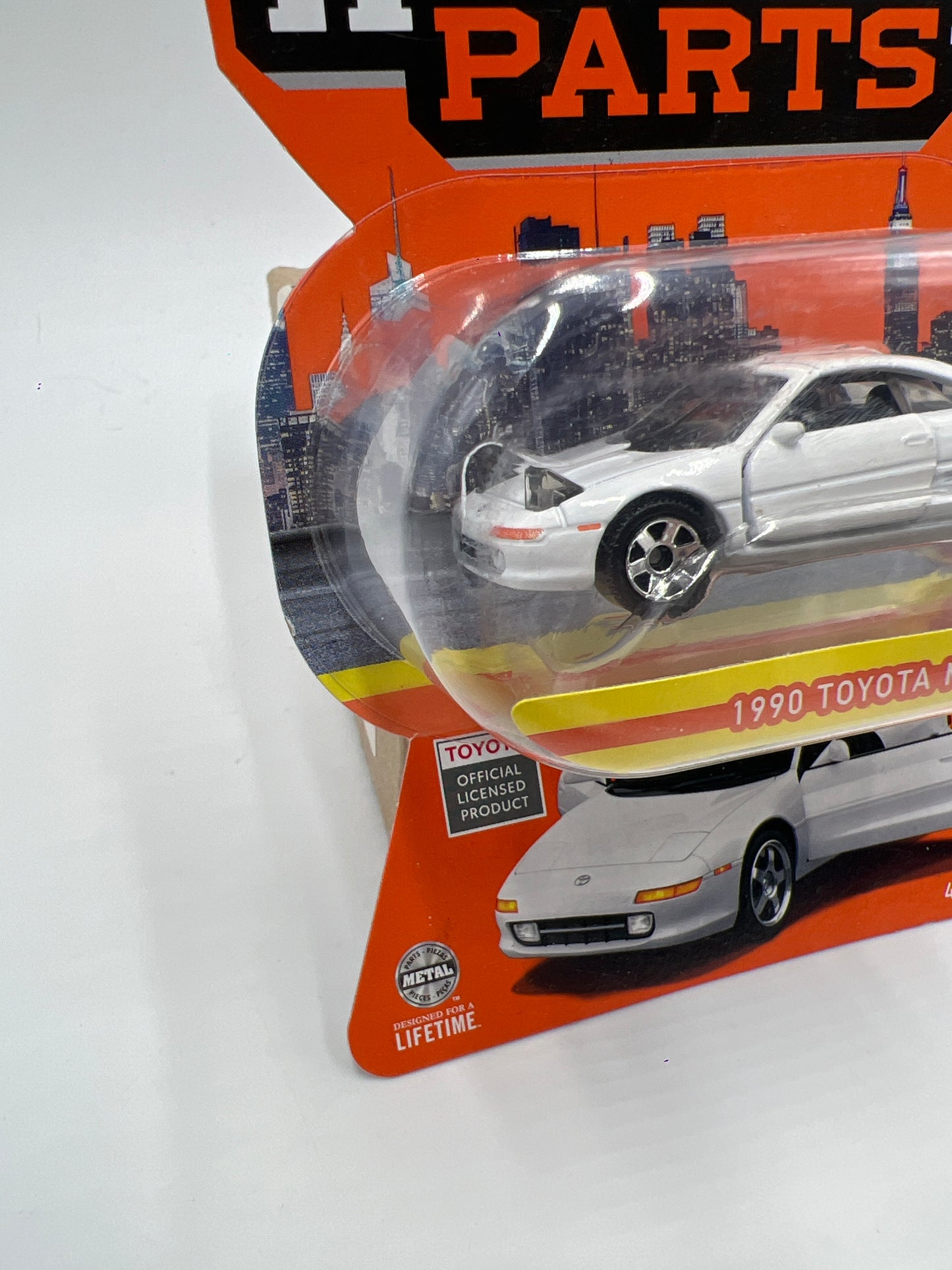 Matchbox Moving Parts #47 1990 Toyota MR2 W20 White W/Headlights Up SR