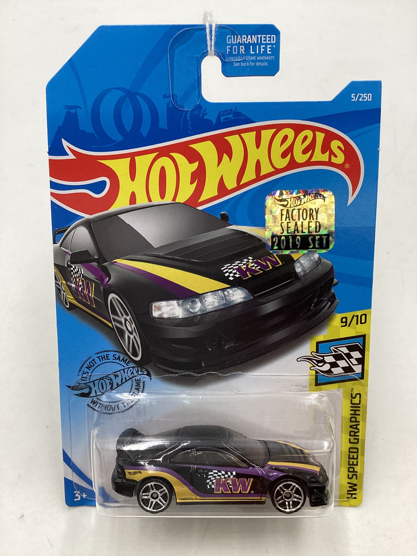 2019 Hot Wheels Factory Sealed #5 Custom 01 Acura Integra GSR Black 102i