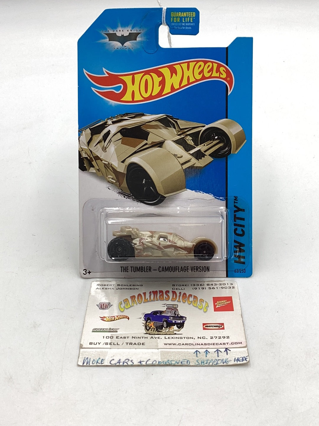 2014 Hot wheels #63 The Tumbler Camouflage Version 120E