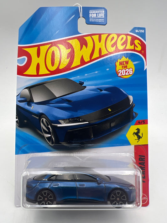 2026 Hot Wheels M Case ERROR Lucid Air On Ferrari 12Cilindri Card