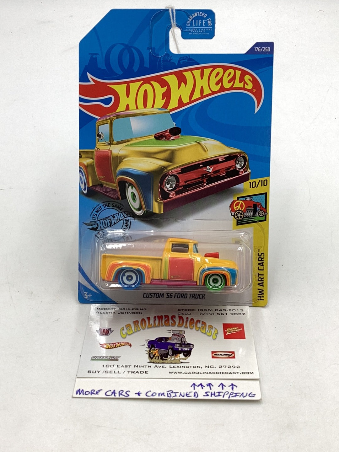 2020 HOT WHEELS TREASURE HUNT #176 Custom 56 Ford Truck 275A