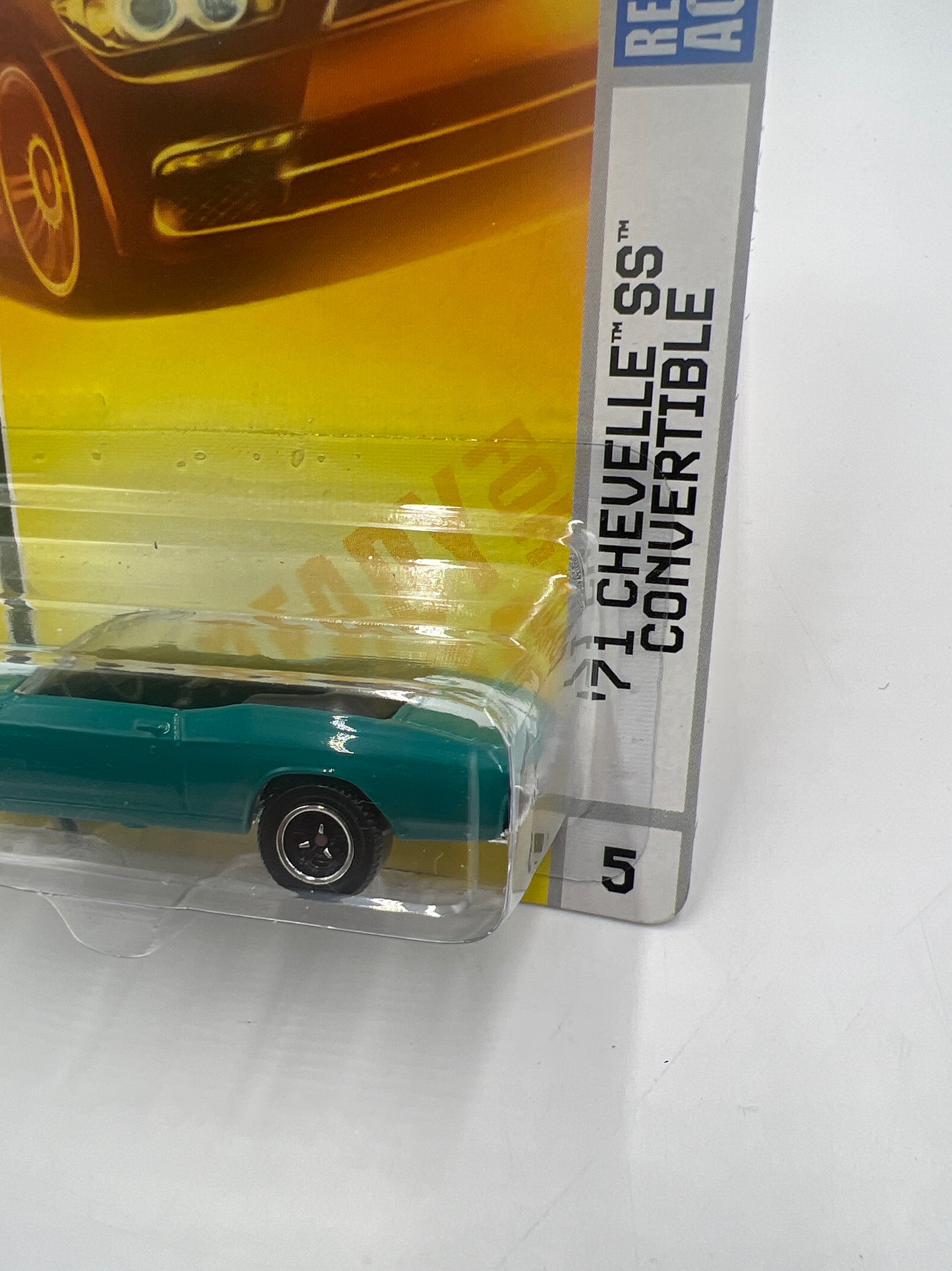 Matchbox #5 Heritage Classics 71 Chevelle SS Convertible Teal 17G