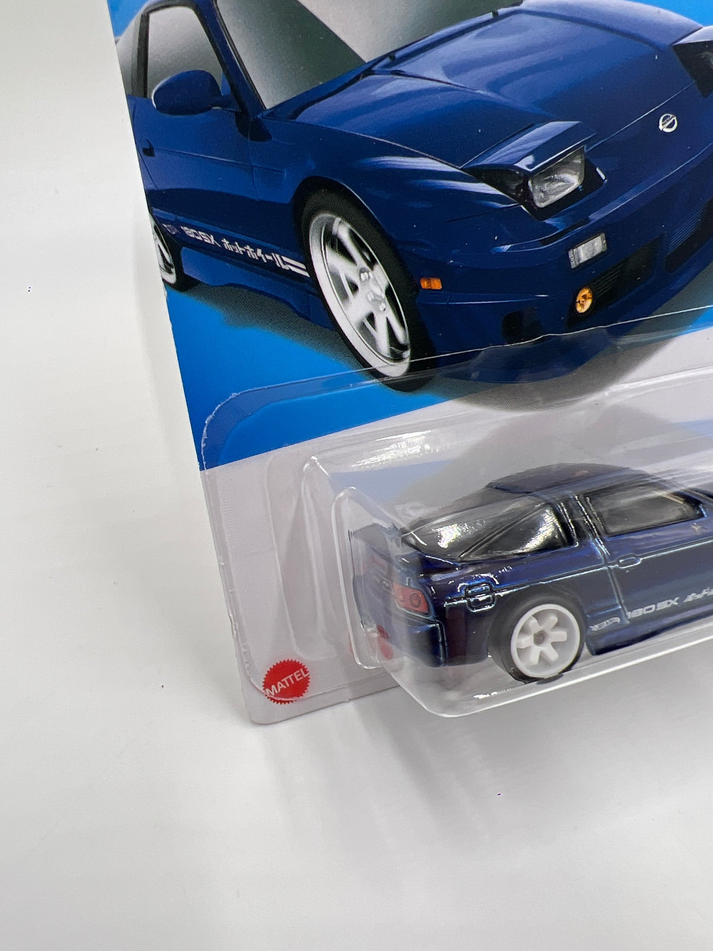 2024 Hot Wheels Super Treasure Hunt #211 96 Nissan 180SX Type X Blue W/Protector