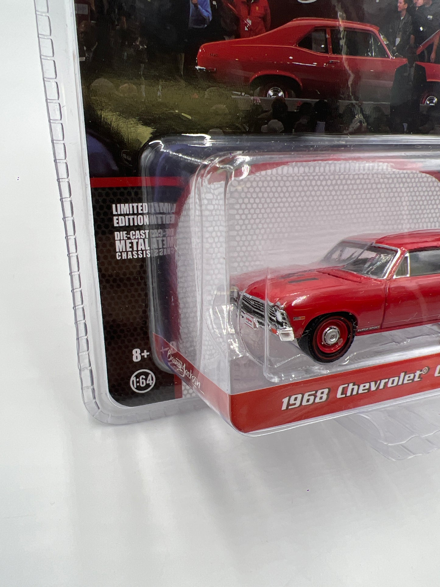 Greenlight Barrett-Jackson 1968 Chevrolet COPO Nova SS Red 178F