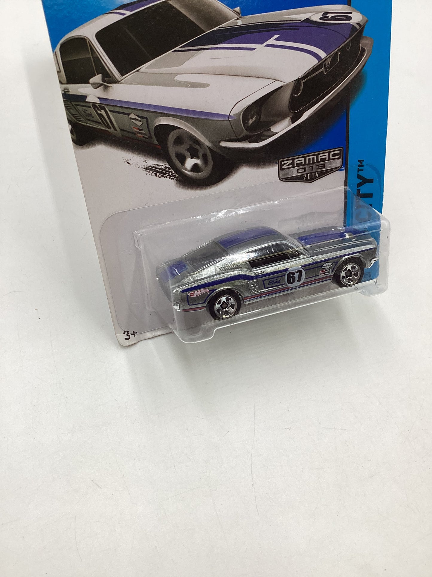 2014 Hot Wheels #098 Zamac 67 Custom Mustang 143C