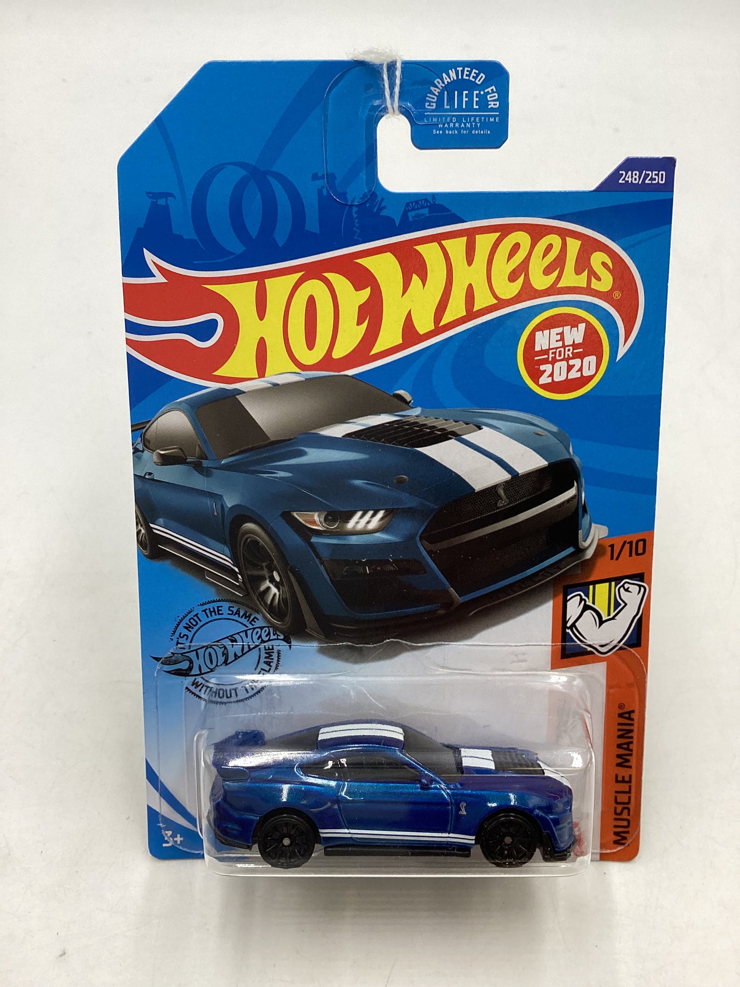 2020 Hot wheels #248 2020 Ford mustang Shelby GT500 Blue 27A