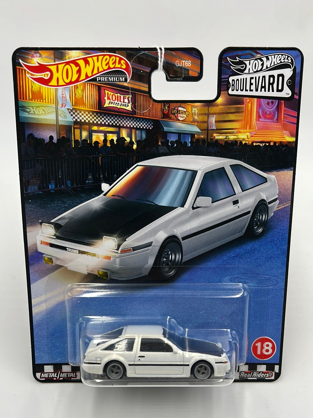 Hot Wheels Premium Boulevard #18 Toyota AE86 Sprinter Trueno 265F