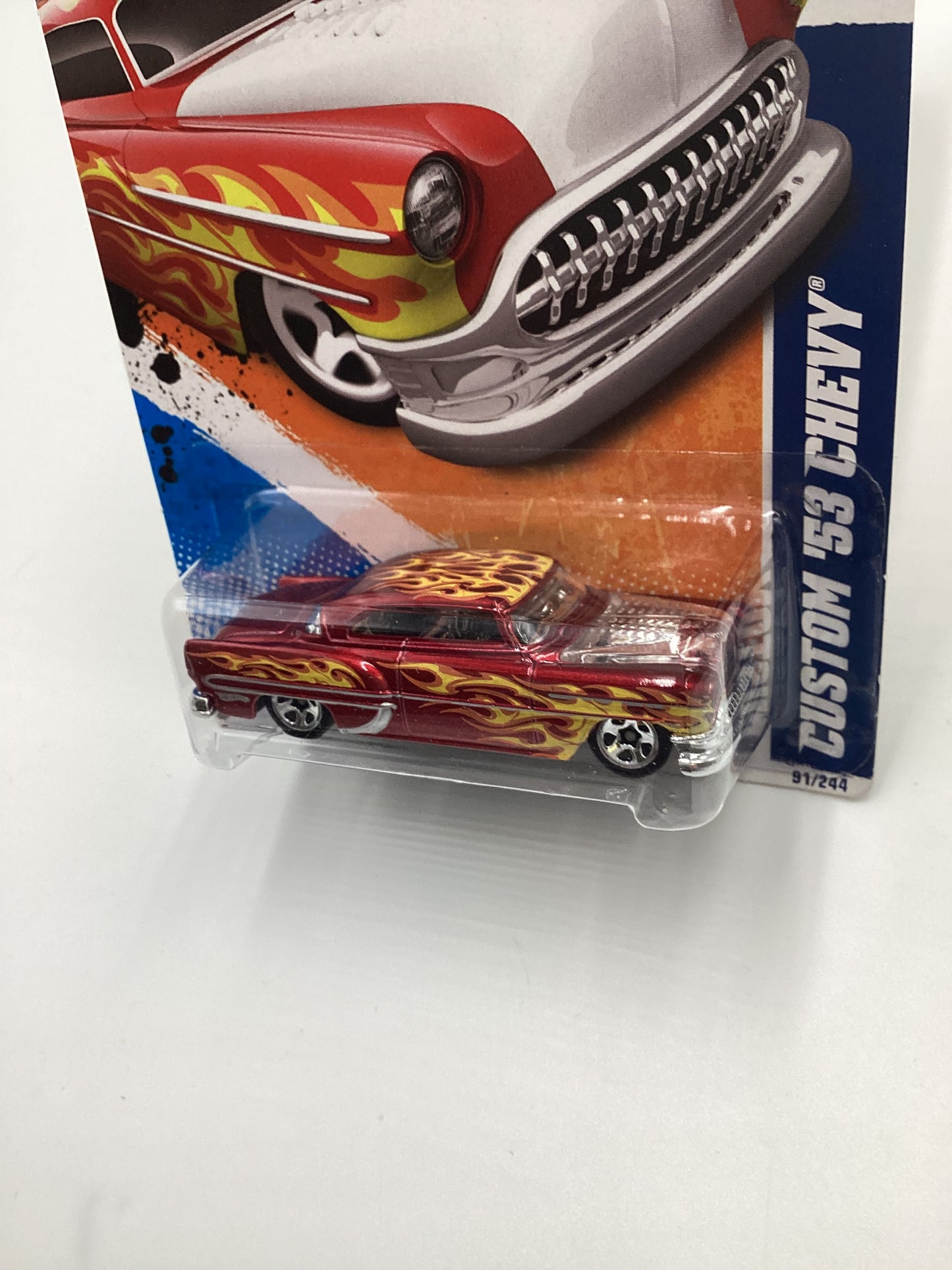 2011 Hot Wheels Heat Fleet #91 Red Custom 53 Chevy 11C