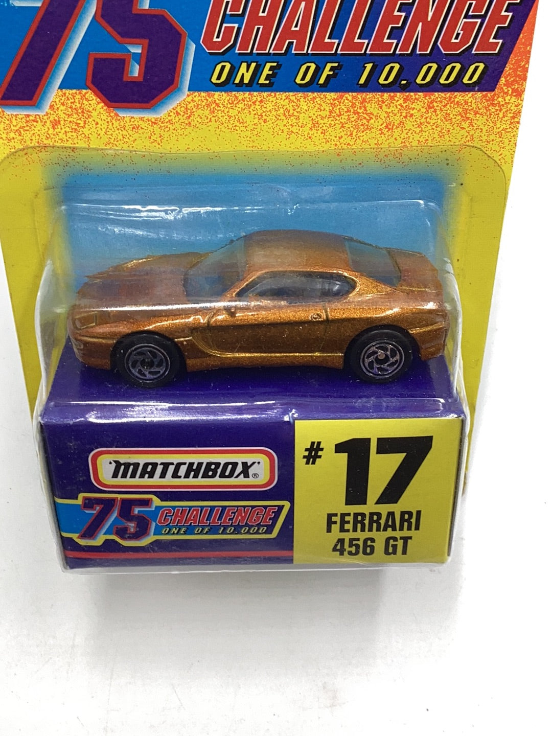 Matchbox 75 Challenge #17 Ferrari 456 GT 163G