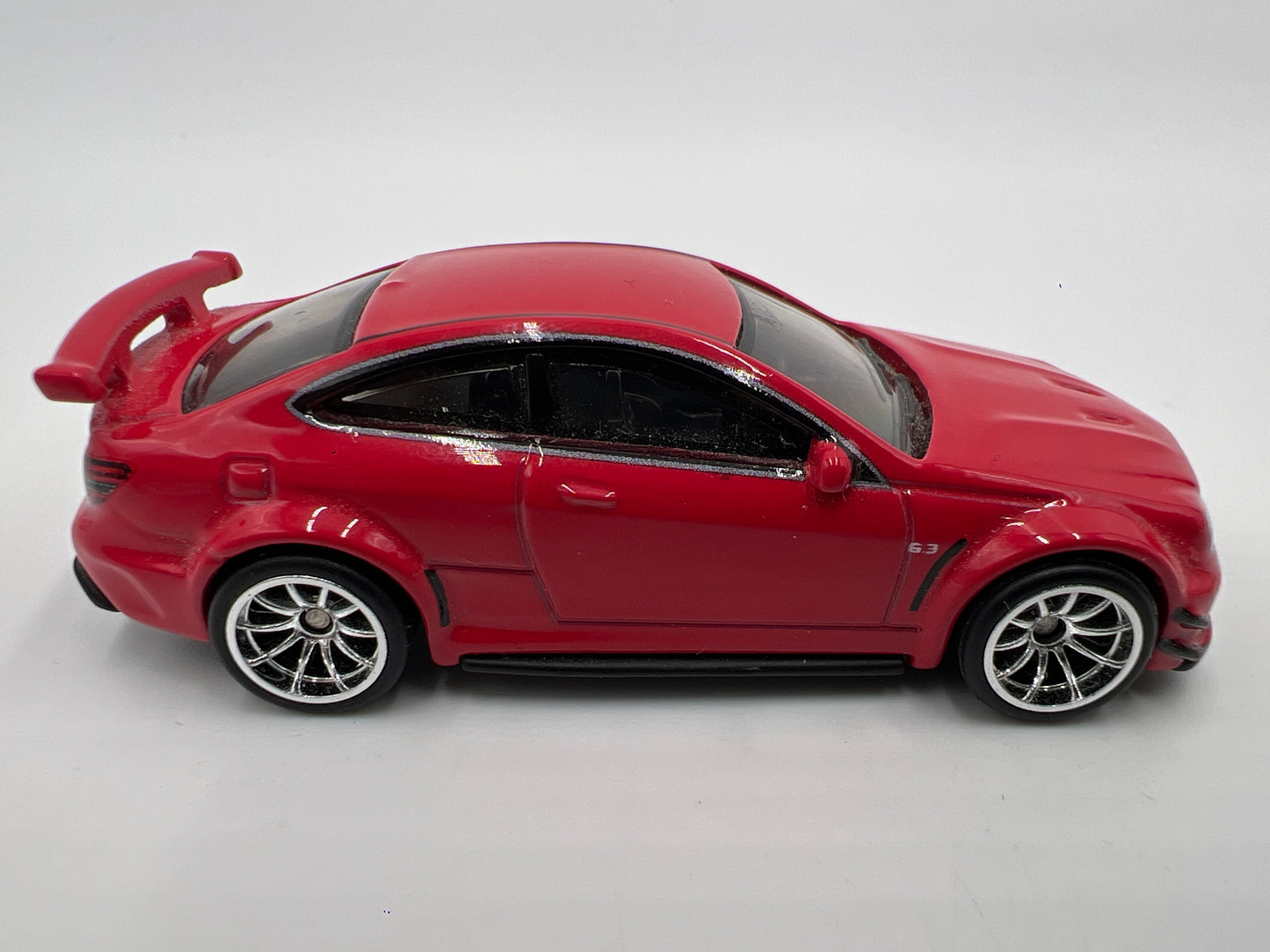 Hot Wheels Premium Deutschland Design 2012 Mercedes-Benz C 63 AMG Coupe Black Series Red Loose