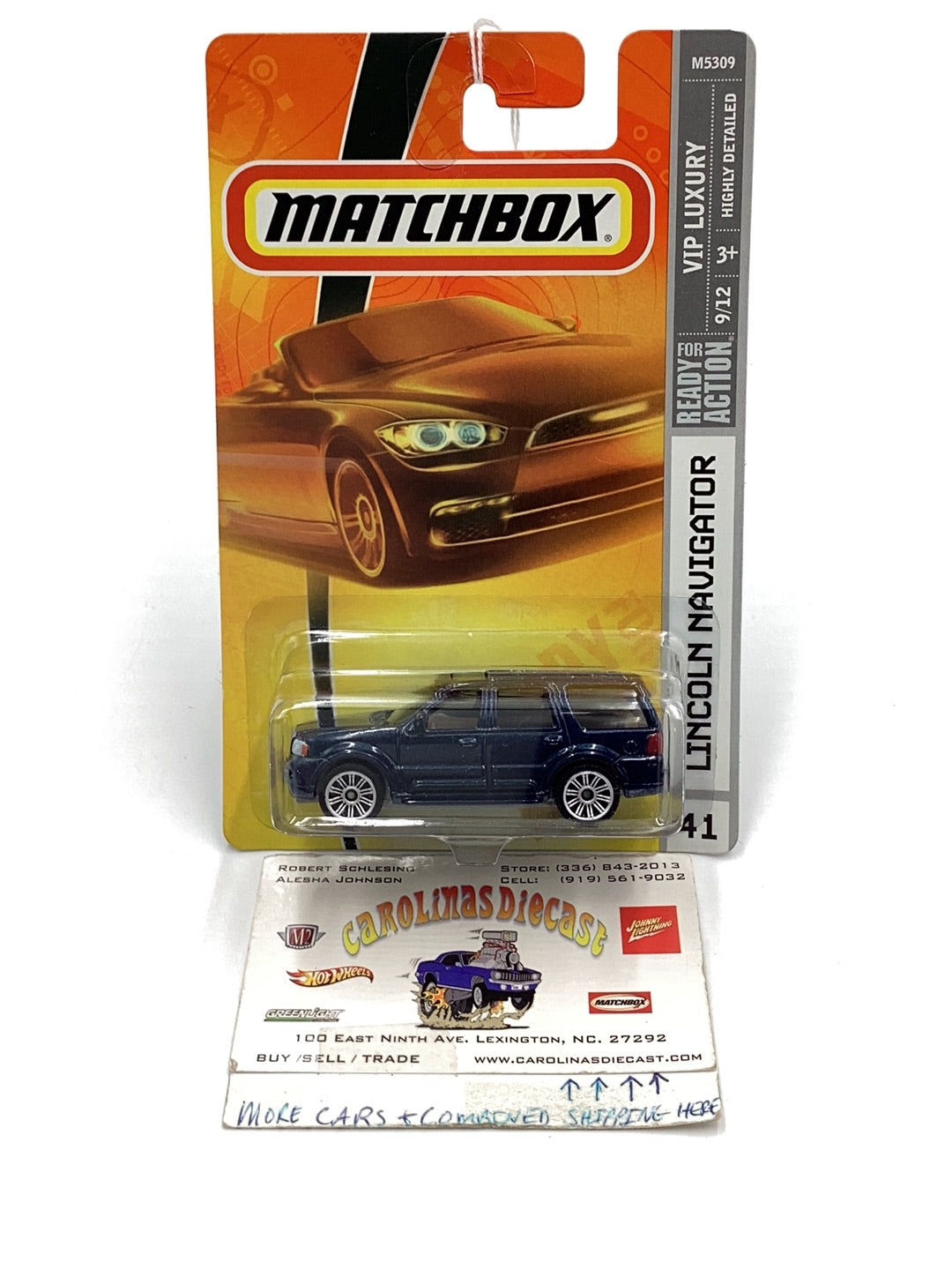 Matchbox #41 Lincoln Navigator 213A