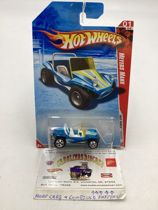 2010 Hot Wheels #177 Blue Meyers Manx 62C