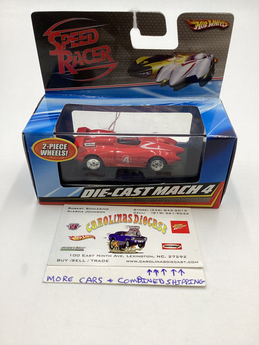 Hot Wheels Speed Racer Die-cast Mach 4 Red VHTF