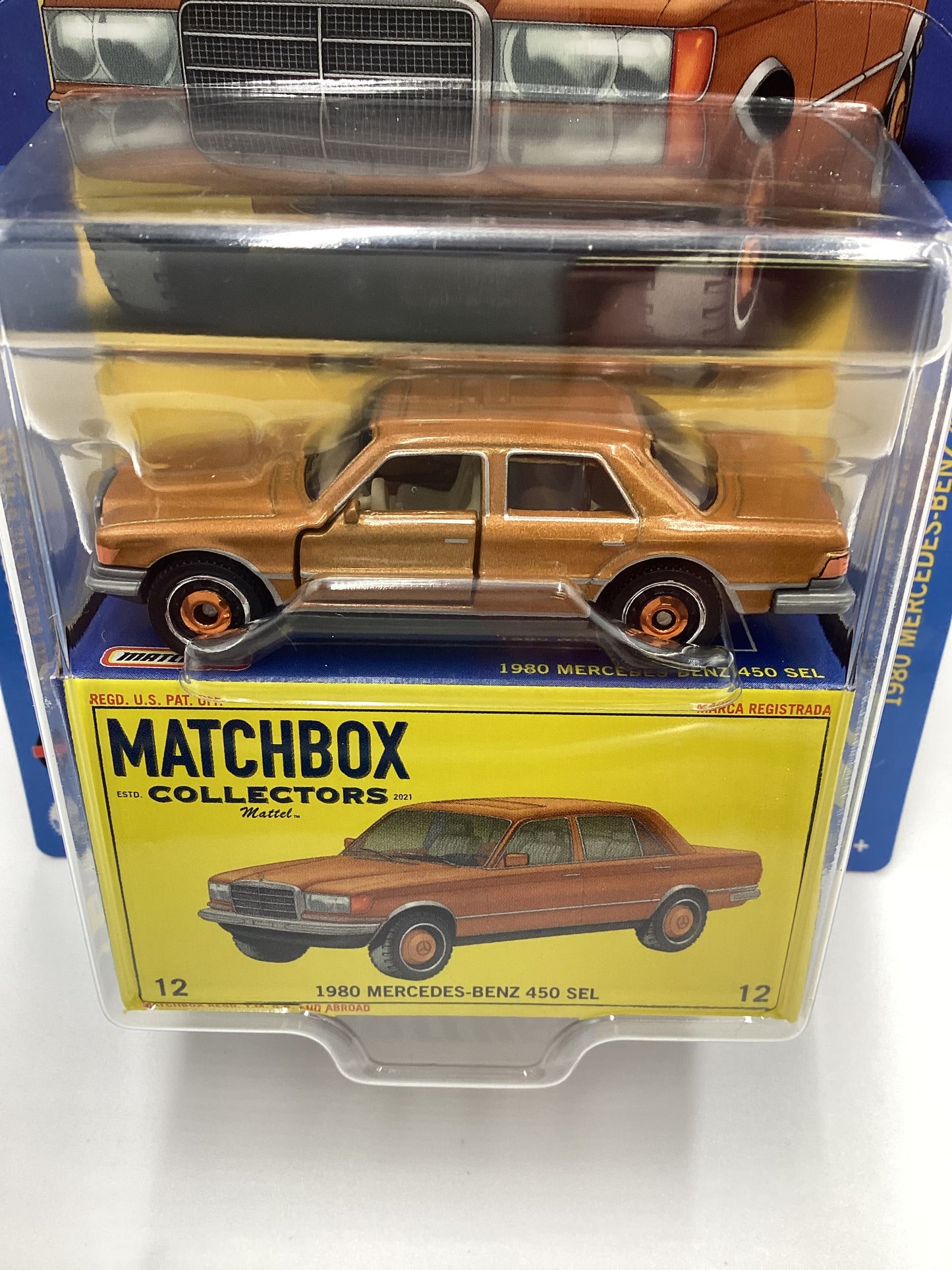 2024 Matchbox Collectors #12 1980 Mercedes-Benz 450 SEL Gold 170E