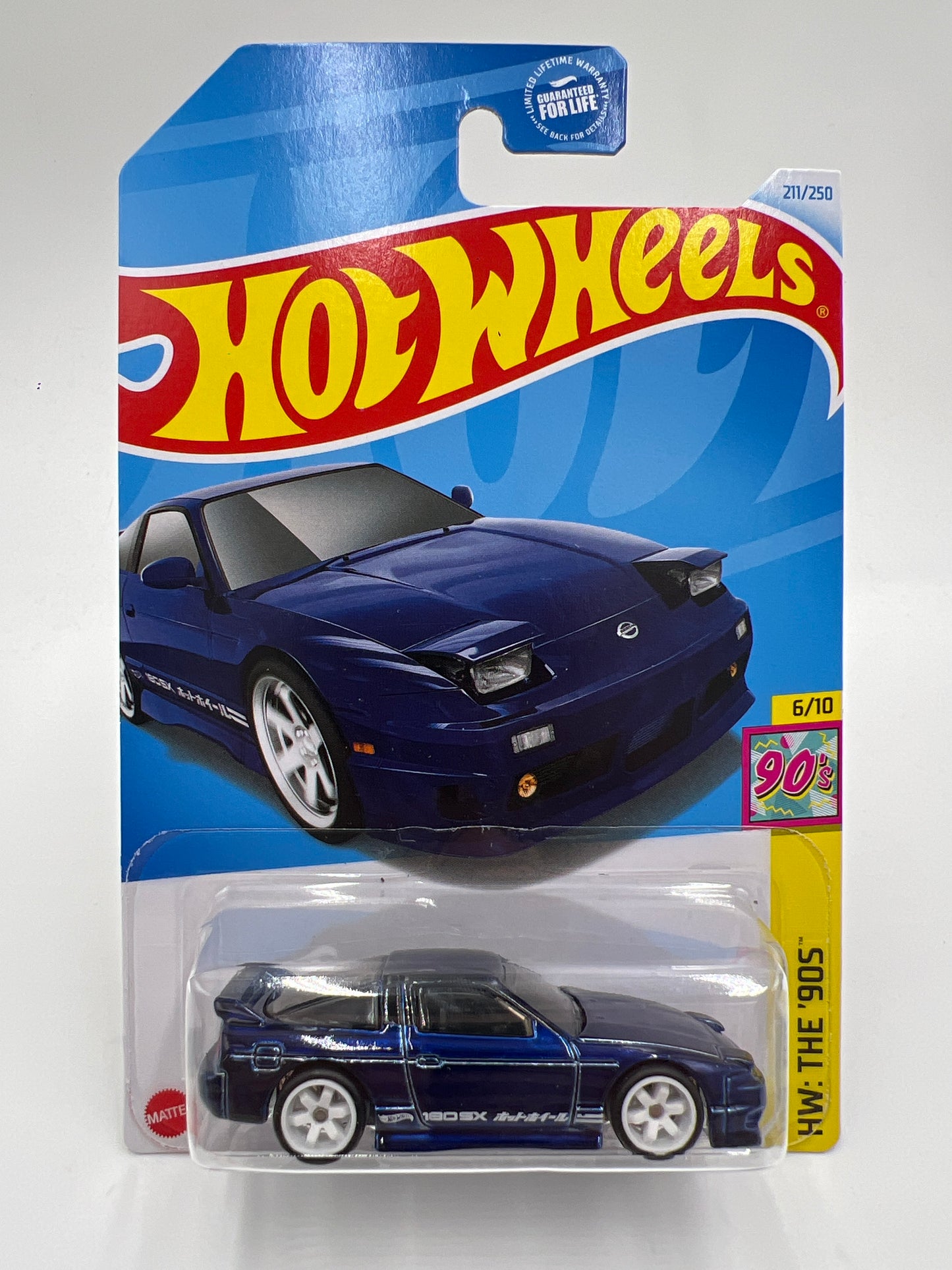 2024 Hot Wheels M Case Super Treasure Hunt #211 96 Nissan 180SX Type X Blue W/Protector