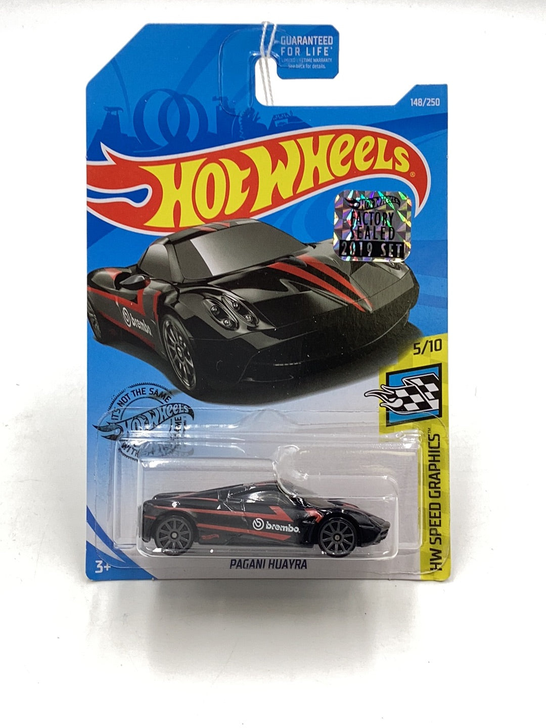 2019 Hot wheels #148 Pagani Huayra factory sealed black 104A