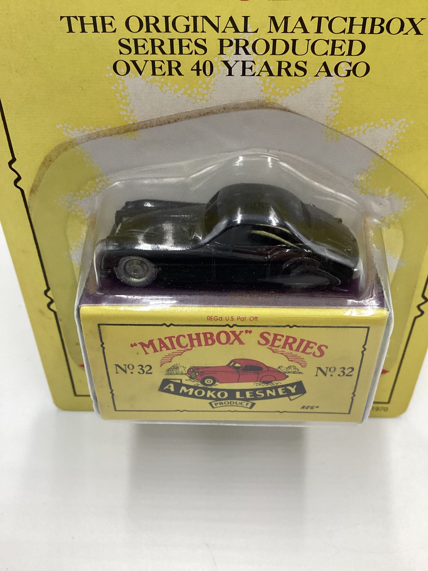 1992 Matchbox Originals No. 32 Jaguar XK 140 Black (SR)