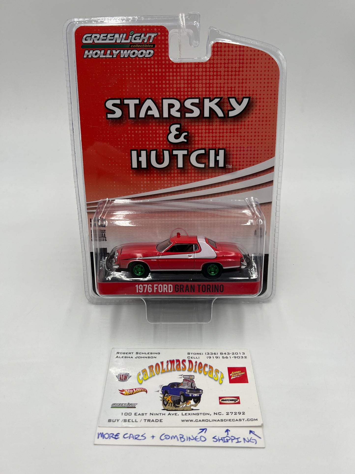 Greenlight Hollywood Starsky & Hutch CHASE 1976 Ford Gran Torino Red