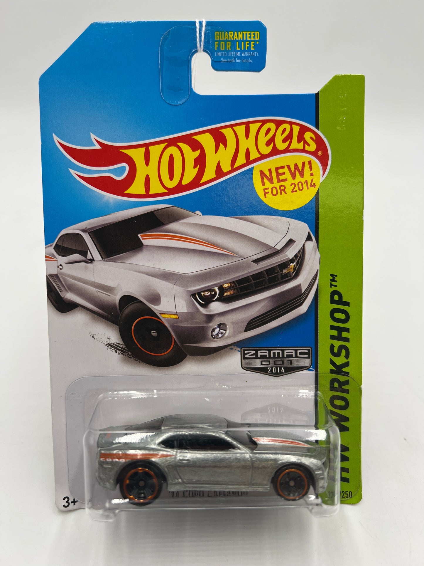 2014 Hot Wheels Workshop Zamac 001 #229 14 Copo Camaro 143B