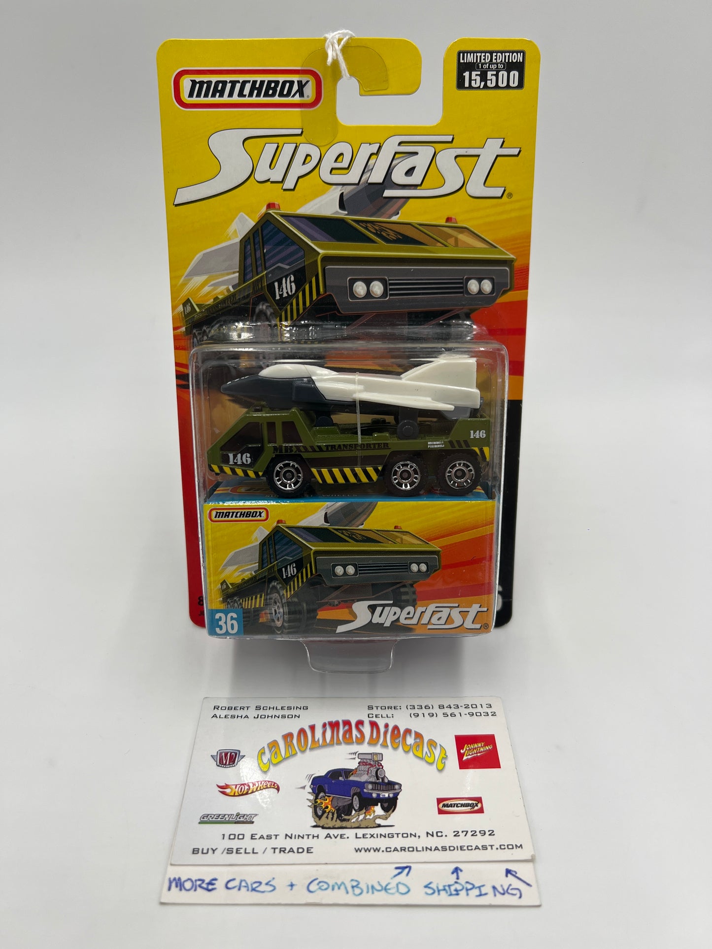 Matchbox Superfast #36 Transporter Vehicle Army 166J
