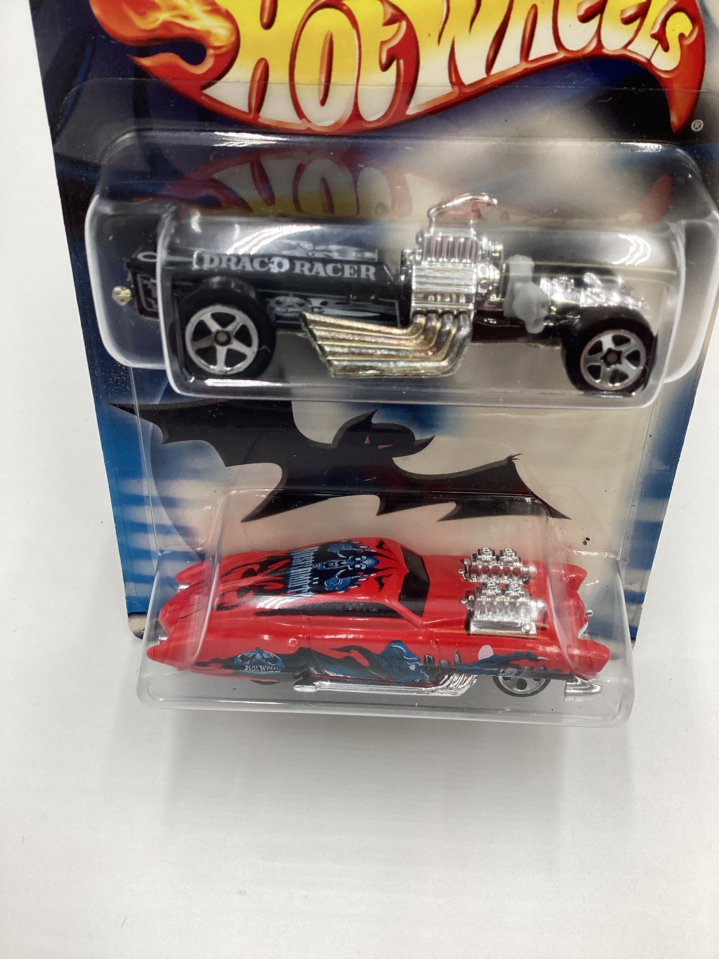 2002 Hot Wheels Halloween Highway Drag Racer & Nosfermoto SR