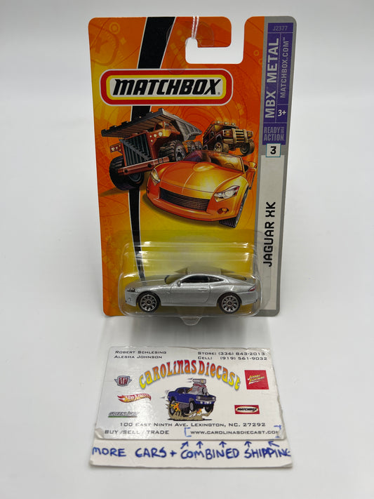 Matchbox MBX Metal #3 Jaguar XK Silver