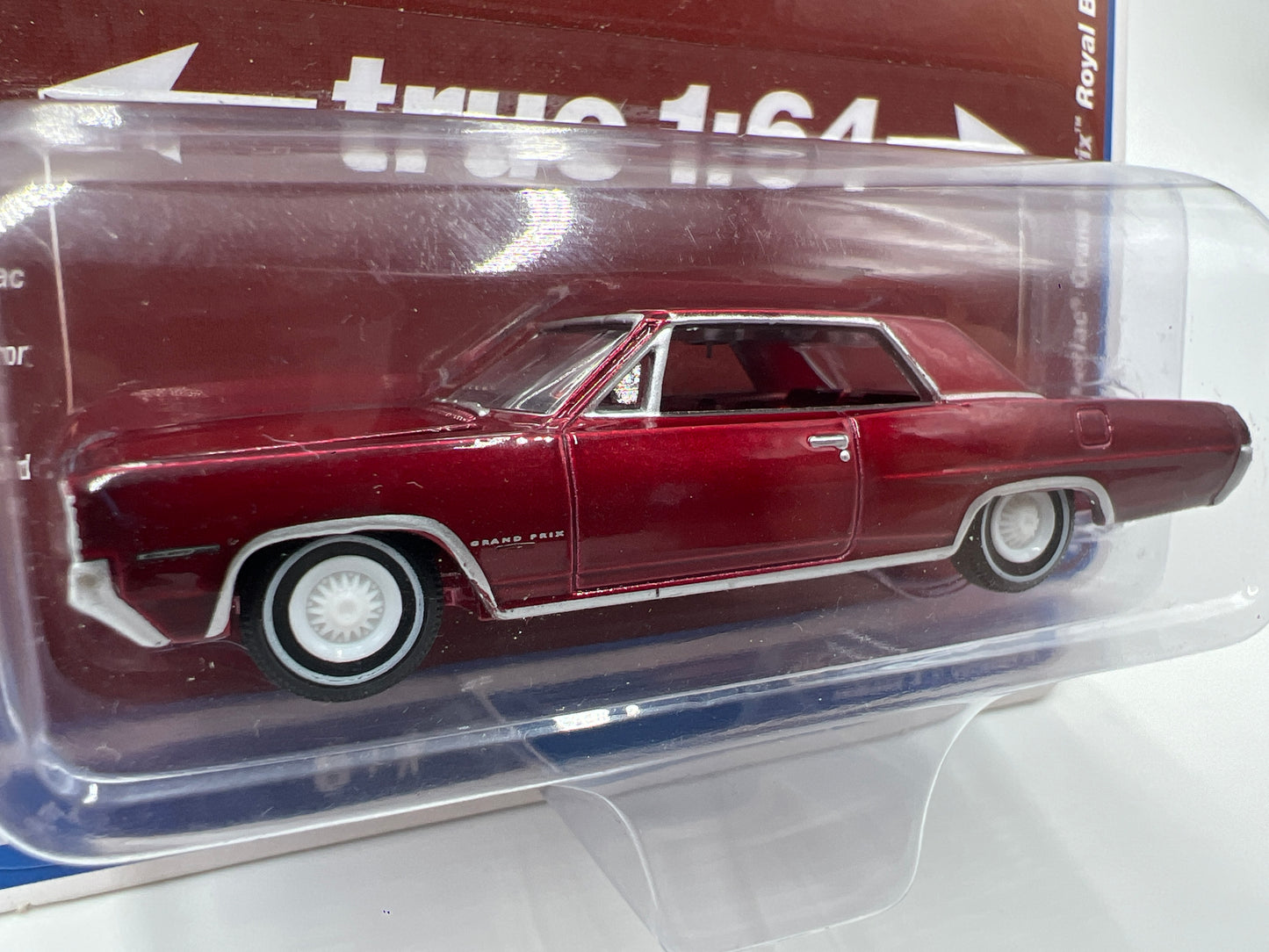 Auto World Ultra Red Chase Vintage Muscle Release 3 Version A 1964 Pontiac Grand Prix Royal Bobcat Red