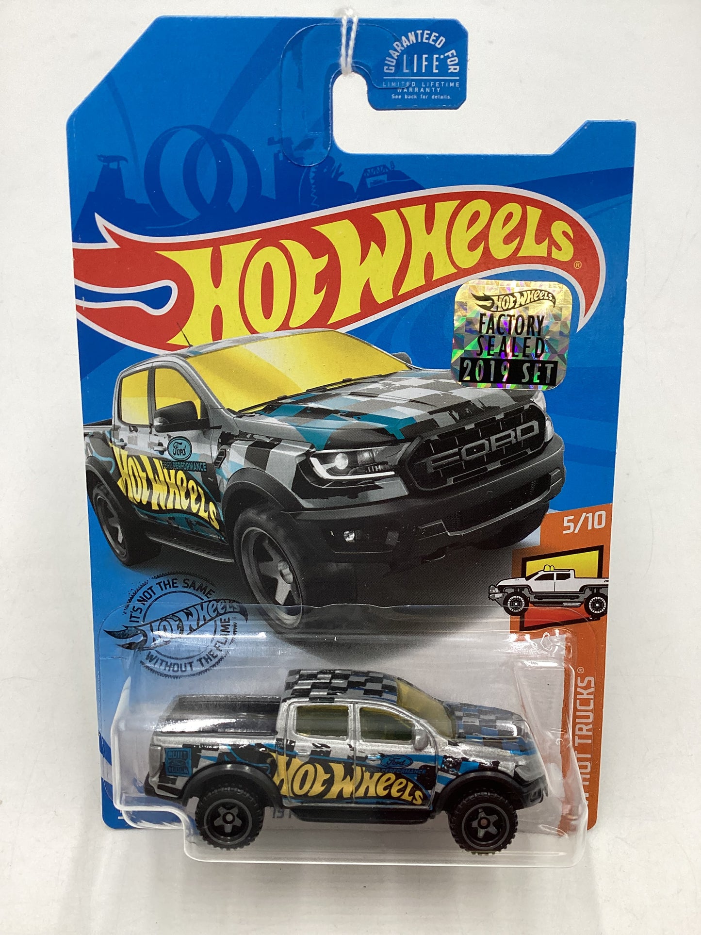 2019 Hot wheels Gamestop Exclusive 19 Ford Ranger Raptor Silver Factory Sealed 236C