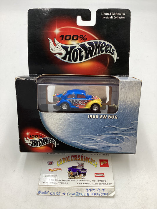 Hot Wheels 100% Black Box VW Bug Blue