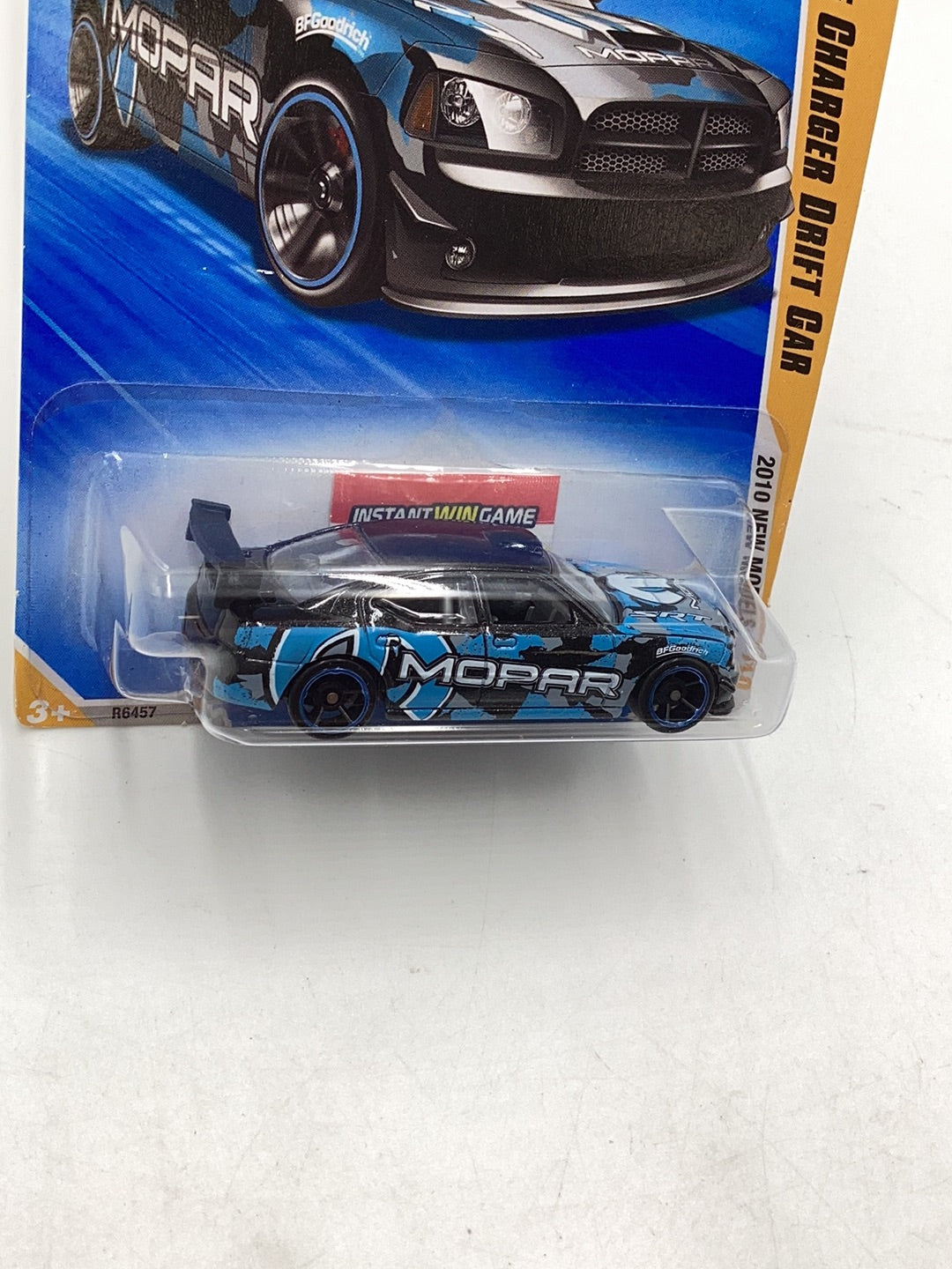 2010 Hot Wheels #43 Dodge Charger Drift Car black 58D