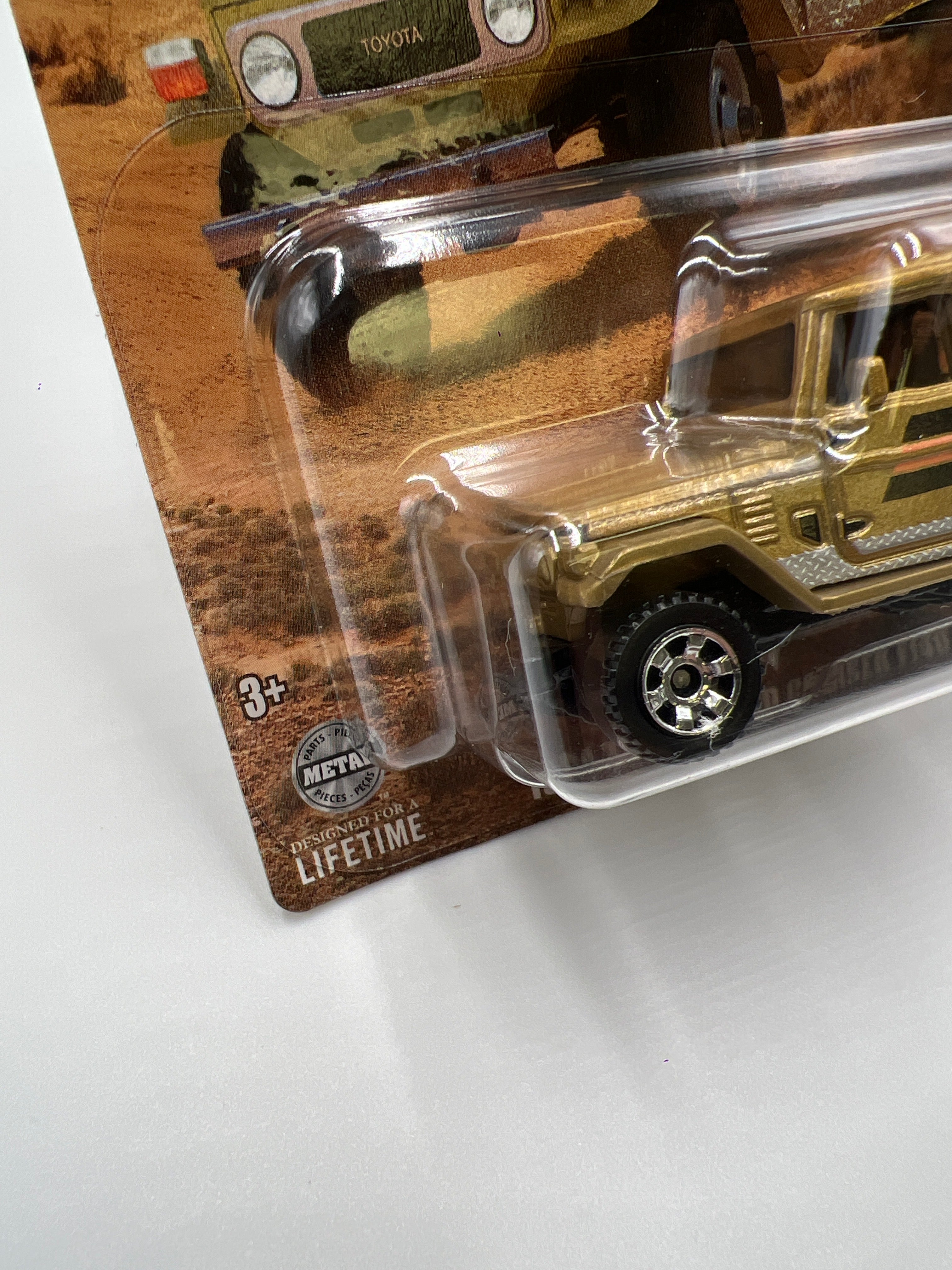 2024 Matchbox Off Road Rally #5 1968 Toyota Land Cruiser FJ40 Gold