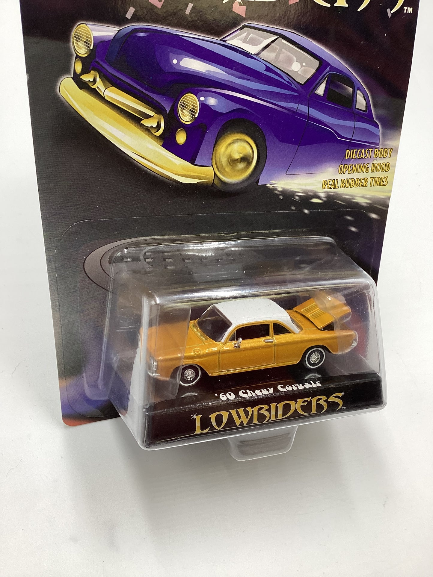 Racing Champions Lowriders 60 Chevy Corvair Gold